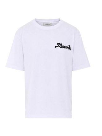 Lanvin Embroidered Small Logo T-Shirt