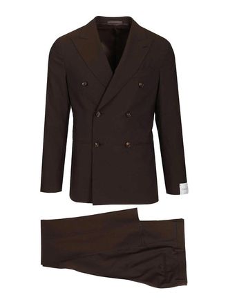Caruso Double-Breasted Wool Suit