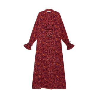 Maliparmi Maxi Dresses, female, Red, Size: L Lilys Ballet Dress