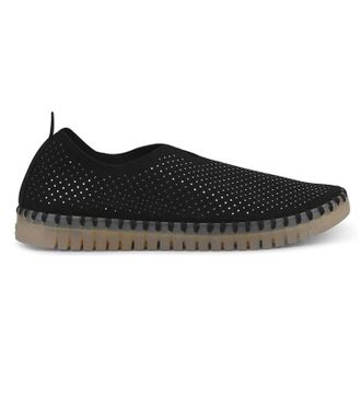 Ilse Jacobsen Womens Tulip 138 Lux Slip-On Flats In Black