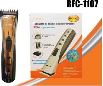 Trade Shop Trade Shop - Rasoio Elettrico Taglia Capelli Regola Barba Impermeabile Ricaricabile Rfc-1107