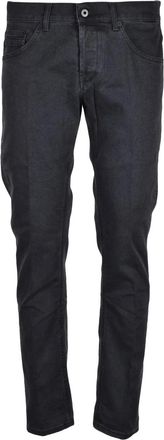 Dondup Black Ritchie Cotton Elastane Jeans