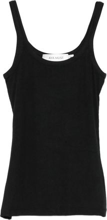 Aya Muse Ribbed Scoop Tank
