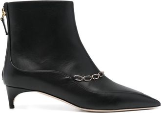 Malone Souliers Womens Franca 40 Ankle Boots - Black Leather - Size EU 40