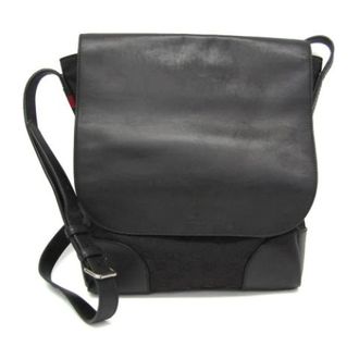 Gucci Pre-owned 322077 Messenger Bag - Heren - Pre-owned - Zwart - Maat: ONE Size Leer