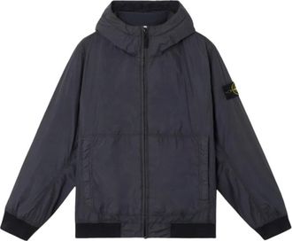 Stone Island 4100013 Gewatteerd jack - Heren - Zomerjassen - Blauw - XL - Polyester - Jassen