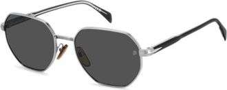 David Beckham DB 1162/F/S Asian Fit 85K/IR Mens Sunglasses Silver Size 56
