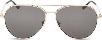 Tom Ford Eyewear Zonnebril met oversized montuur - Goud