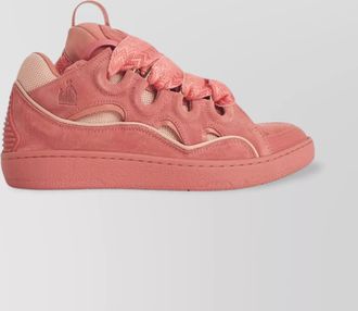 Lanvin curb sneakers leather blend