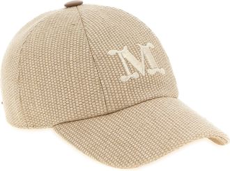 Max Mara Womens Beige Cotton Cap (baseball Hat)