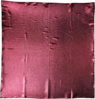 Dolce & Gabbana Metallic Zijden Foulard Sjaal - Heren - Zijden sjaals - Roze - ONE Size - Polyester - Accessoires