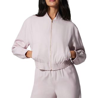 Kiki De Montparnasse Suiting Bomber Jacket in Blossom at Nordstrom, Size X-Small