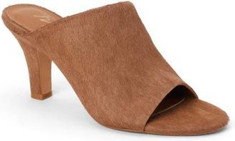 Matisse Footwear Dante Genuine Calf Hair Slide Sandal in Brown at Nordstrom, Size 6.5