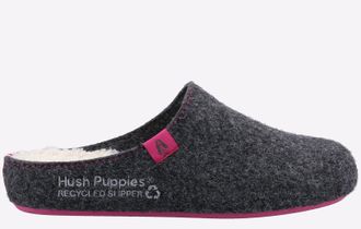 Hush Puppies The Good Dames Pantoffels In Antraciet