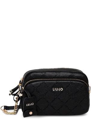 Liu Jo logo-lettering cross-body bag - Black