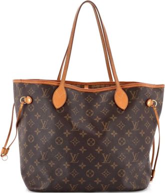 Louis Vuitton Neverfull MM monogram canvas shopper - Bruin