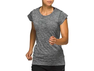 Asics Womens Race Seamless Short Sleeve Top In Performance Black