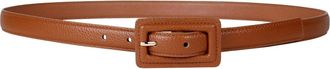 Linea Pelle Pebbled Rectangular Buckle Belt in Smoked Honey at Nordstrom Rack, Size X-Large