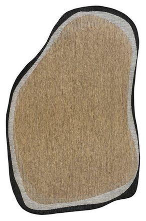 Jonathan Y Designs Wyatt Modern Rustic Abstract Indoor/Outdoor Shaped Area Rug in Brown/black at Nordstrom, Size 8Ft 0In X 10Ft 0In