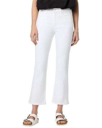 Joe's White High Rise Crop Bootcut Jean