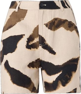 Copenhagen Muse Natuli Shorts & Knickers met Slimme Print - Dames - Korte Broeken - Veelkleurig - M - Korte Broeken