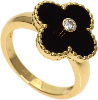 Van Cleef & Arpels Yellow Gold (18K) Band Ring (Pre-Owned)