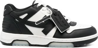 Off-white Sneakers Out of Office in pelle con motivo Arrow - Nero