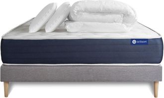 Actisom Pack Colch&oacute;n Gris Espuma Viscoel&aacute;stica 160 X 200