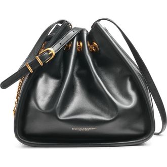 DKNY Plainview Crossbody in Blk/gold at Nordstrom