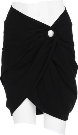 Isabel Marant Draped Mini Skirt With Circular Ring Detail