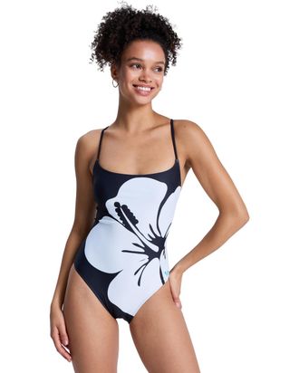 Roxy Badeanzug ROXY Summer Surf, Damen, Gr. XL, anthrazit, Recycling-Polyester, Badeanz&uuml;ge Badeanzug