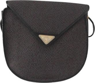 Saint Laurent Pre-owned Canvas Schoudertas - Dames - Vintage Schoudertas - Zwart - ONE Size - Vintage