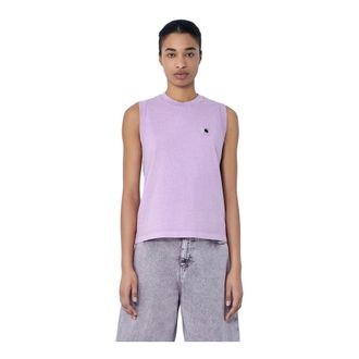 Carhartt Work in Progress Carhartt Wip, Sleeveless Tops, female, Purple, Size: XS W S/S Nelson T-Shirt