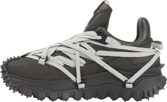 Moncler Trailgrip Megalace - Heren - Sneakers - Grijs - 36 EU - Leer - Schoenen