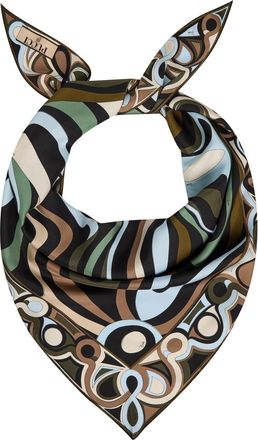 Pucci Printed Twill Triangle Scarf - Multicoloured - One Size