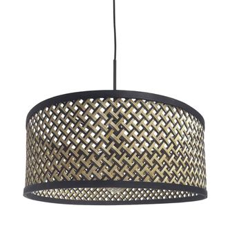 Steinhauer L&aacute;mpara Colgante - Sparkled Light - Negro - Bamb&uacute; - Steinhauer
