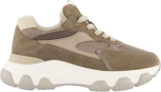 Hogan Low-Top Sneaker - Dames Hogan Hyperactive Allacciato - Gr. 41 (EU) - in Braun - für Damen