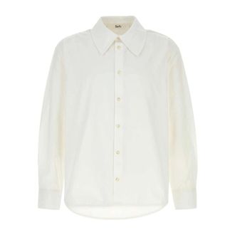 S&eacute;fr Casual Shirts, male, White, Size: S Trino Shirt