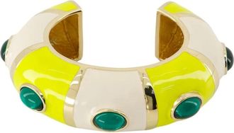 Jacquemus Le Bracelet Rayures - Dames - Armbanden - Geel - ONE Size - Accessoires