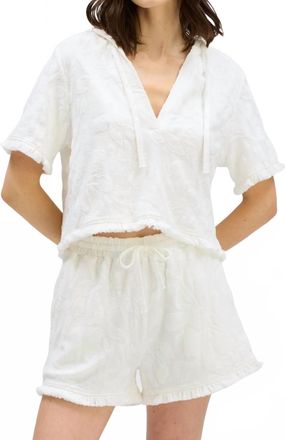 Allison New York Amalfi Hoodie In White