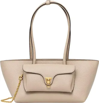 Coccinelle Double Beat Tote - Bags - Mujer - Beige - ONE SIZE