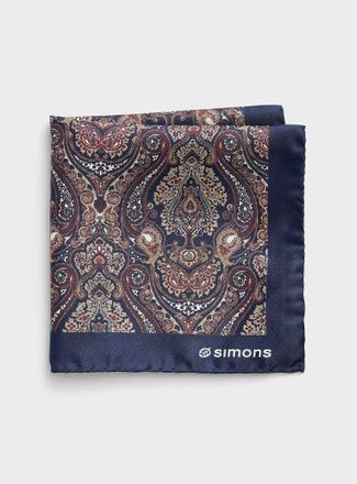Le 31 Mens Opulent paisley pocket square