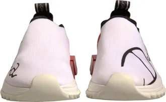 Dolce & Gabbana White Red Low Top Sorrento Sneakers Womens Shoes (Pre-Owned)