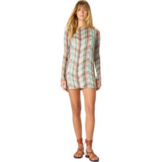 Missoni Multi-technique Mixed Viscose Lam&eacute; Mini Dress With Boat Neck in Multicoloured at Nordstrom, Size 44 It