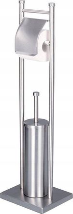 ZELLER Conjunto De Accesorios Wc Moderno Plateado Elegante