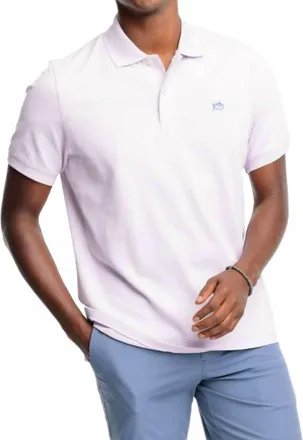 Southern Tide Skipjack Polo Shirt In Orchid Petal