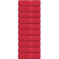 OEM Servilletas De Invitados Frogn, Juego De 10, Rojas, 30 X 50 Cm, 360 G/m&sup2; - Crezuo
