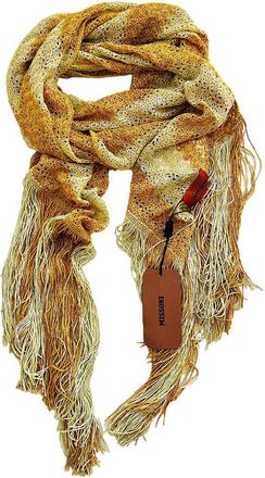Missoni Multicoloured Metallic Fringed Scarf