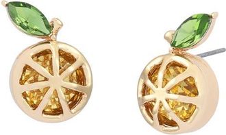 Betsey Johnson Lemon Stud Earrings in Yellow at Nordstrom