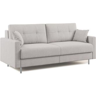 Divani.Store Megan Sof&aacute; Convertible En Microfibra Extra&iacute;ble 168 Cm (mat. 120x197) Gris Claro